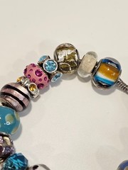 Persona sliding charm bracelet some sterling