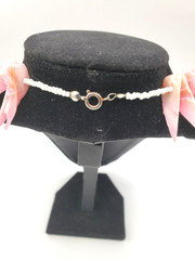 Vintage Pink Branch Necklace Bahamas 1985 Organic Material Statement Piece