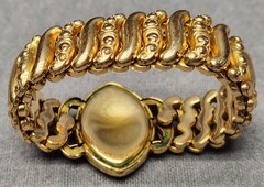 Pitman & Keeler American Queen Sweetheart Expandable Bracelet Vintage Rare Shape