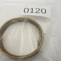 Vintage Etched Floral Bracelet Safety Chain Gold Tone