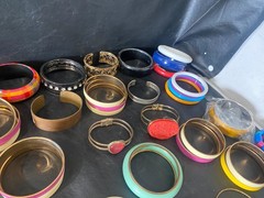 huge lot 100+ bracelets jewelry estate mixed brand bracelet collection