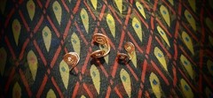Handmade Brass Cuff Coil Earrings Set Of 3