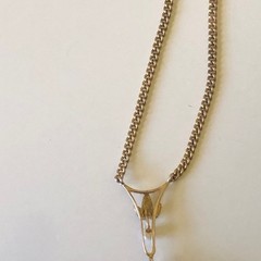 Vintage 10k FILIGREE PENDANT GREEN PINK GOLD