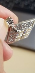 Vintage ZRW jewelers design Filigree 10k/ 3.03 grams ..