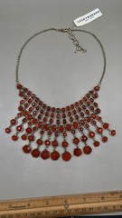 Lucky Brand Women’s Necklace Gold Tone Metal Semi Precious Accents