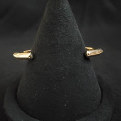 Vintage Cuff Bracelet Gold Tone Starburst 6.75″