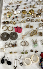 Vintage -Now Pierced Earrings Lot 120+ pairs. Various Colors, Some Unique!