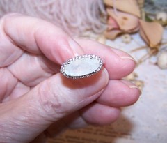 MCGI Sterling Silver Moonstone Quartz Zircon Ring – Size 5.75
