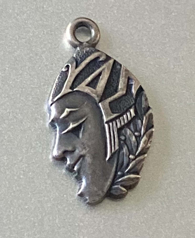 Vintage D.G. ELSEN Sterling Silver YALE UNIVERSITY Secret Society Charm Fob 1950