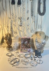 HUGE VTG to Mod Estate Silver-tone Jewelry Lot 110+ Pieces, Some Signed/NWT