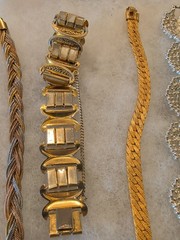 Estate Jewelry Sterling Silver, Weiss Coro Panel Emmons +21 Bracelets