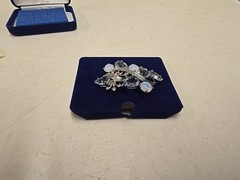 Camrose & Kross Jackie Kennedy Morning Mist Brooch W/ Box & COA