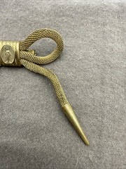 Vintage Gold Tone Mesh Bow Pin Brooch Jewelry