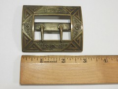 Antique Sash Buckles Floral Design Circa 1915 Vintage one marked Fishel Nessler