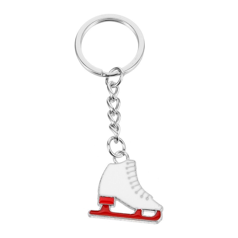1PC Zinc Alloy Key Chain Wear-resistant Roller Skate Decorative Bag Pendants