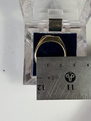 18KT H.G.E Vintage Gold Plated Costume Ring with Case