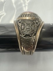 Vintage 1984 Josten Retired CFD Chicago Firefighters Union Ring