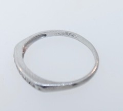 Antique Art deco 1920’s Platinum Diamond Channel Set Wedding Band