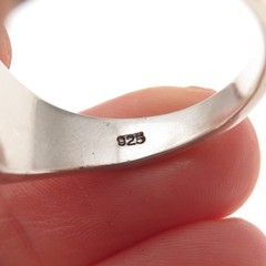 925 Sterling Silver Vintage Real Black Onyx Signet Ring Size 11.25