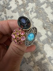 Vtg lot of 3 SARAH COVENTRY rings
