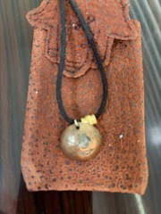 Moroccan Hamsa Coin Antique Berber Style Necklace Authentic