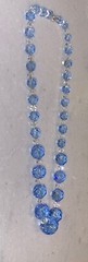 Gorgeous 1930’s German Sterling Graduated Glass Art Deco Crystal Necklace🔥Sign