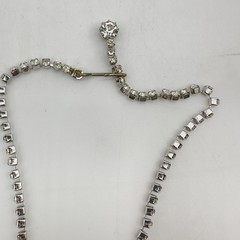 Vintage Rivoli Rhinestone Necklace Unsigned Designer Elegant Estate