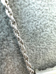 Brutalist Modernist chunky Mirror abstract chain 1990s Necklace Metal Jewelry