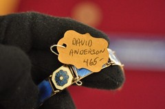 STUNNING! David Andersen Norway Sterling Silver Guilloché Enamel Bracelet @ $465