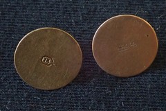 vintage 14kt gold shirt vest stud buttons