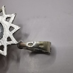Vintage Erzgamma Star Pendant | Handcrafted 925 Silver | Sacred Geometry Jewelry