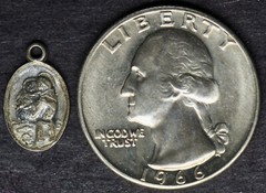 Vintage Sterling Silver- St. Anthony of Padua Religious Catholic Charm