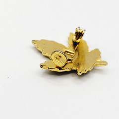 Maple Leaf Tiny Colorful Enamel Metal Vtg Scatter Lapel Necktie or Brooch Pin