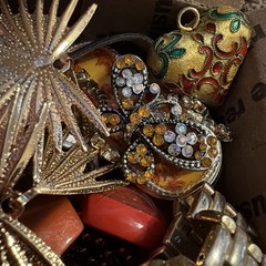 Vintage to Now Jewelry Lot, All Wearable Untested. No Broken. Box B3