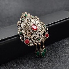 Vintage Art Noble Pendant Brooch Accessories for Wedding Antique Jewelry Gift