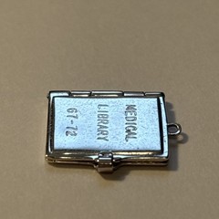 Vintage Sterling Silver Medical Library Book Charm Opens 1967-1972 – 2.68 Grams