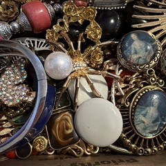Vintage to Now Jewelry Lot, All Wearable Untested. No Broken. Box B3