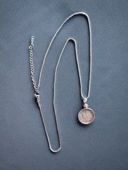 Beautiful Silver Mercury Dime Necklace • Authentic Silver Coin • 20in Adjustable
