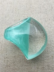 Vintage Plastic Lucite Chunky Statement Ring Size 5.75