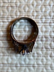 14k GE gold ring vintage( Gold Electroplated ) Unknown Stone Beauty