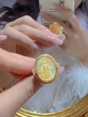 Antique Style Cameo Ring 925 Silver plated Vintage Ring Estate Jewelry Gift23