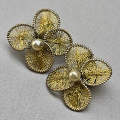 Vintage Modern Rhinestone Earring Lot of 9 Lisner West Germany Laguna