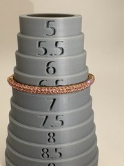 Vintage Nolan Miller Pink Rhinestone Gold Tone Hinged Bangle Bracelet