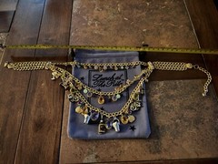Lunch At The Ritz COCKTAILS Triple Strand Necklace; NEW, NEVER WORN, RARE!!!!