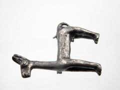 Vintage Alva Studio Silver Plated Pewter Llama Brooch Alpaca Pin 925 13.2 Grams