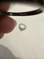 2 Marked 925 Sterling Rings Pat 925 Unknown Brand And Gemstone