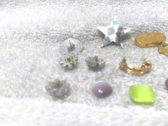 Lot of 17 Earrings Pins Crystals Rhinestones Buckle Parts For Parts Repair Use