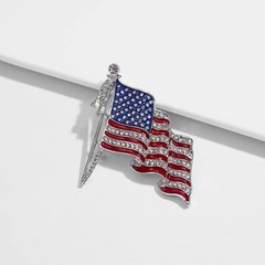 American Flag Brooch 250 Years Anniversary 4th Of July Independent Day Lapel Pin