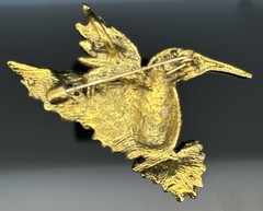Seven Piece Lot Of Varied Birds With Enamel Or Rhinestones.
