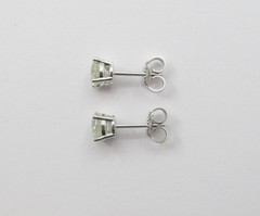 1.50CTW Round Brilliant Diamond Studs 14 Karat White Gold